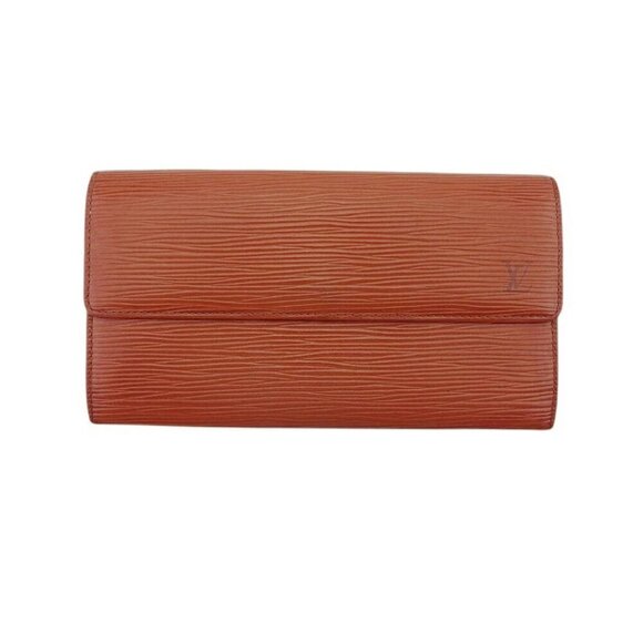 LOUIS VUITTON Long Wallet Epilite Brown USED - Picture 1 of 11